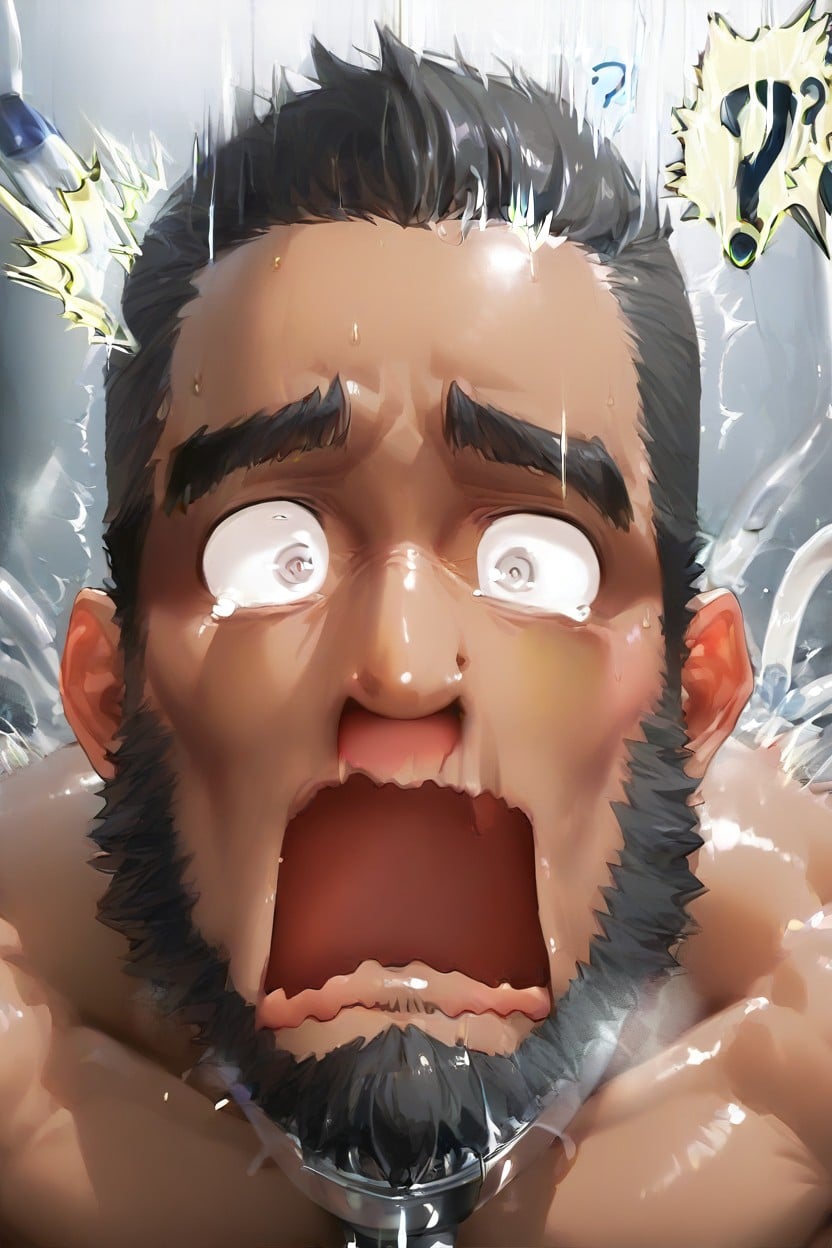 Orgasm, Many People, Face AI Gay Porn