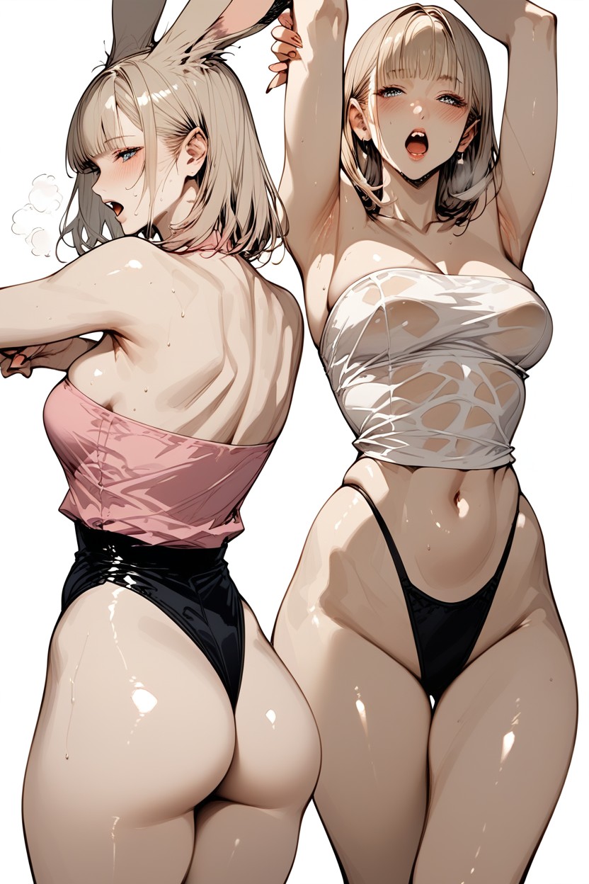 Wet Clothes, Medium Ass, Delicate Build Hentai AI Porn