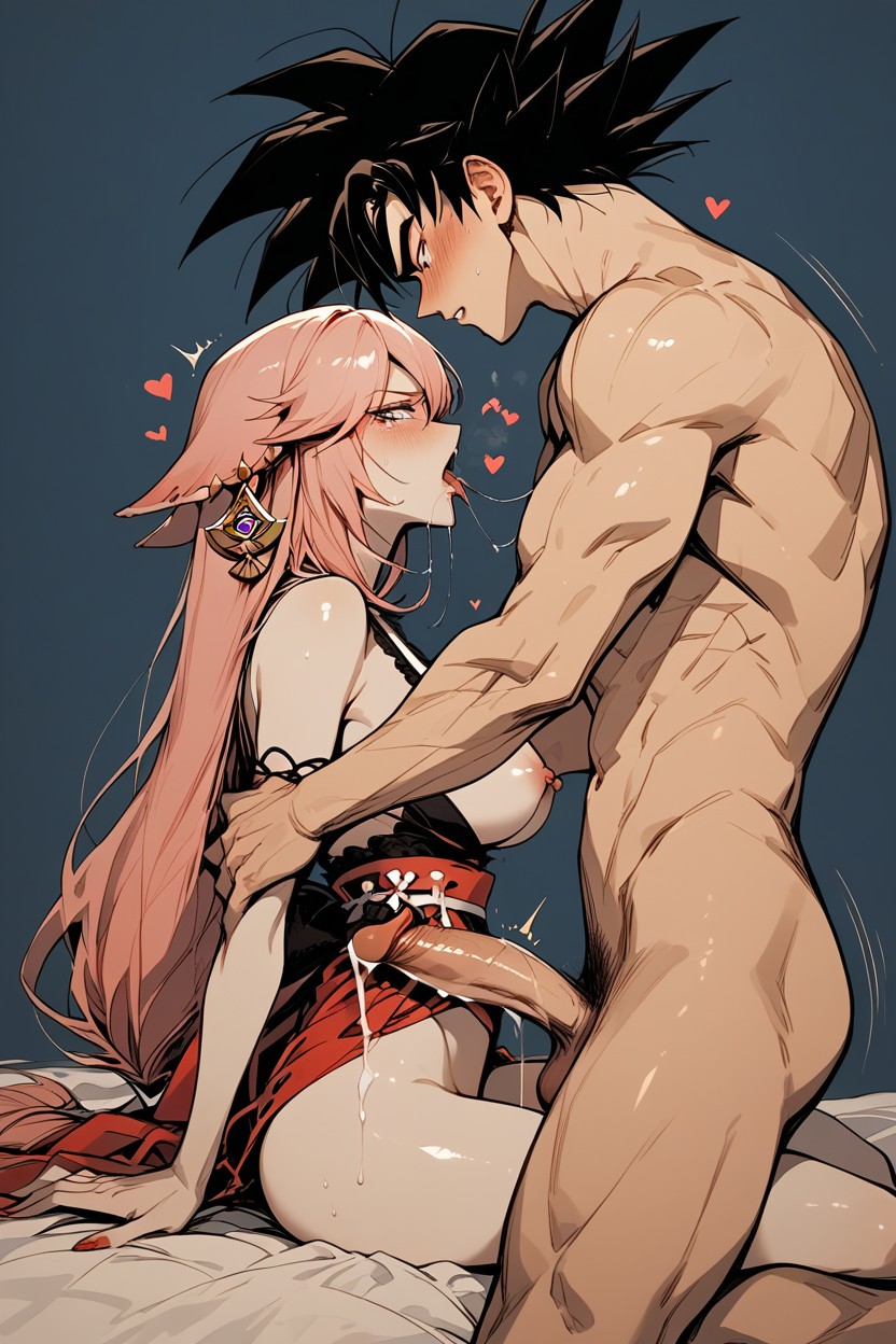 Movement Lines, Noir, Excessive Eye Rolling Hentai AI Porn