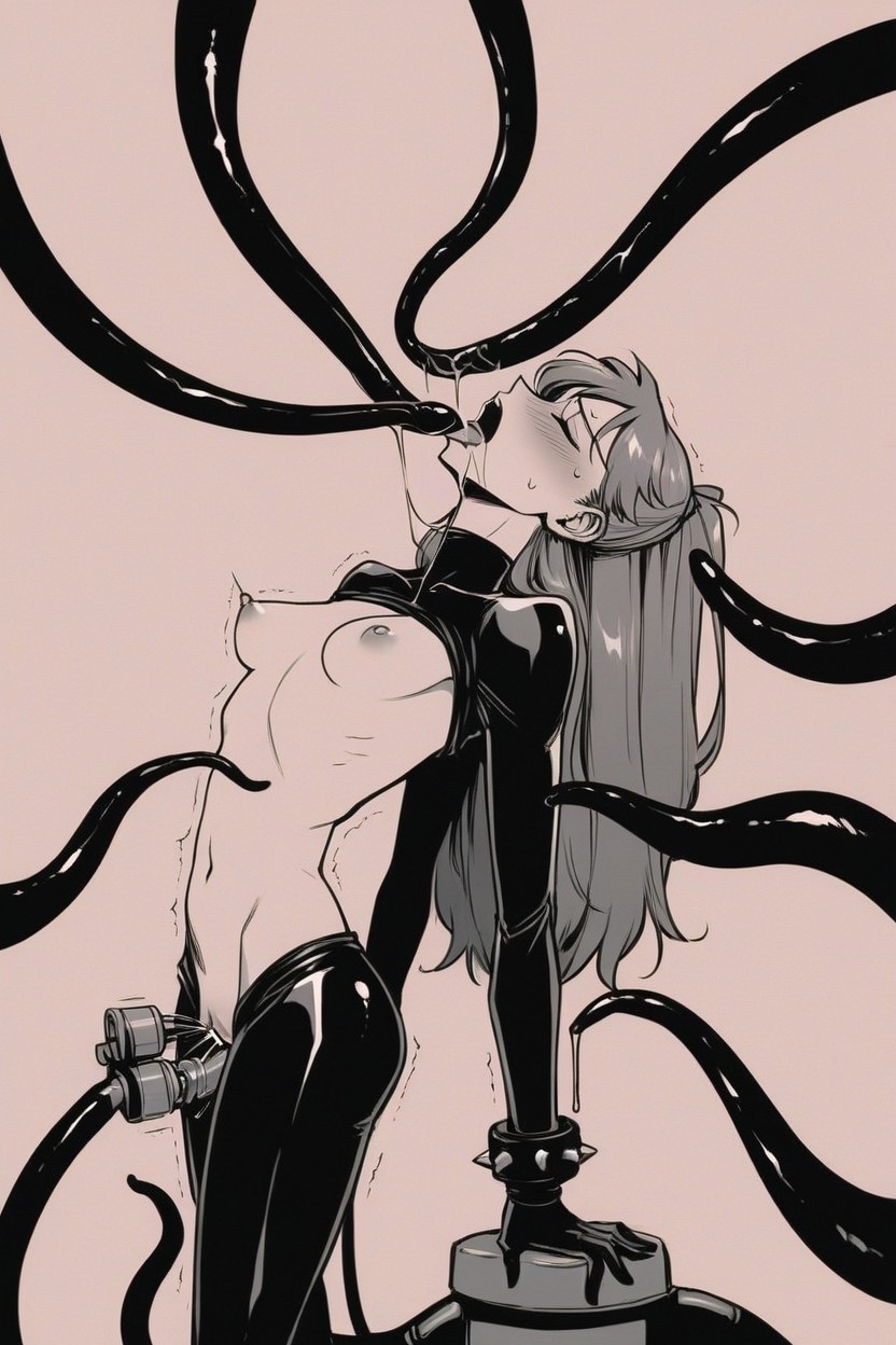 Drooling, Orgasm, Tentacles Machine Hentai AI Porn