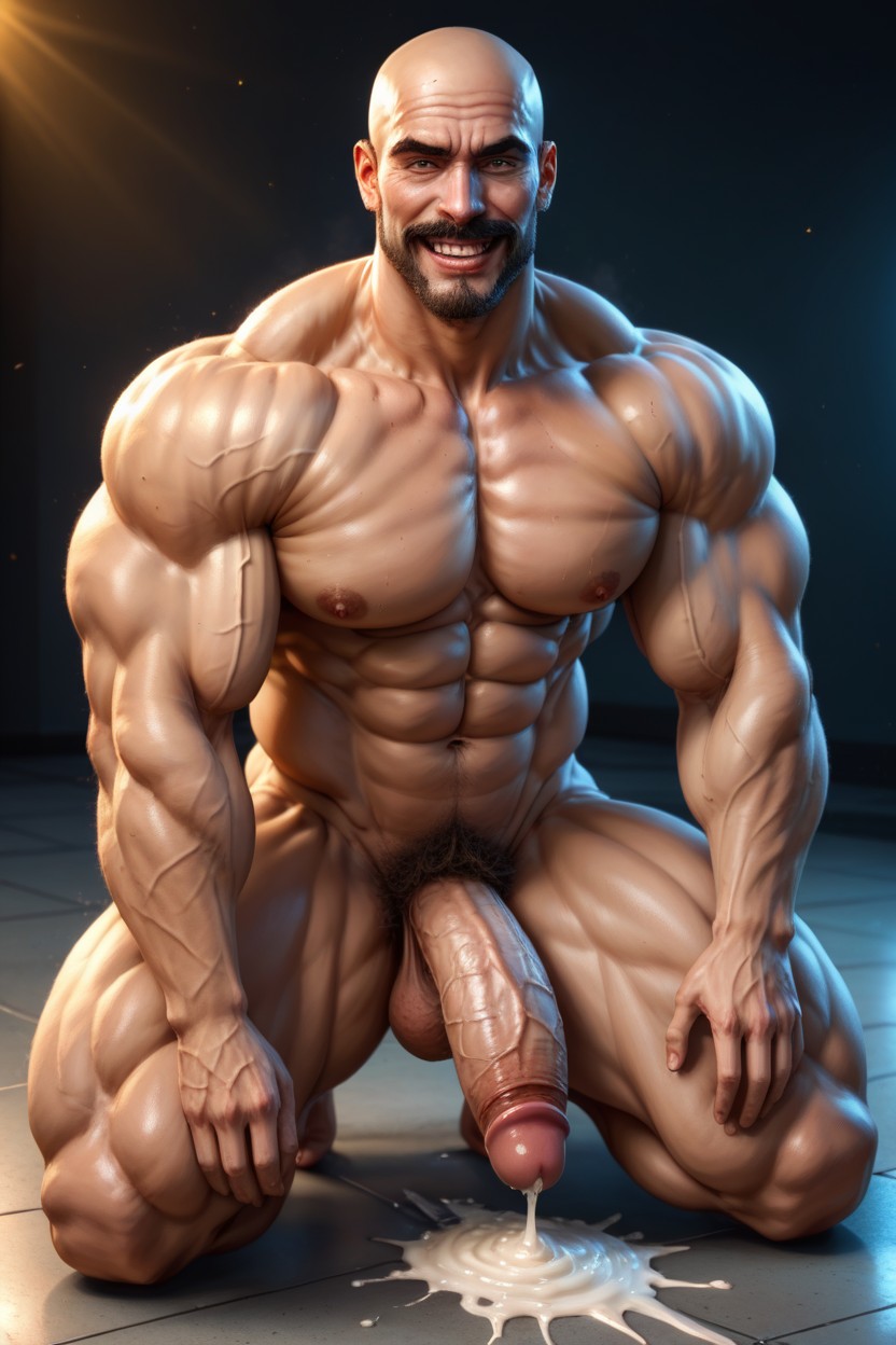 Beard, Deep Abs, Solo Man Porno gay IA