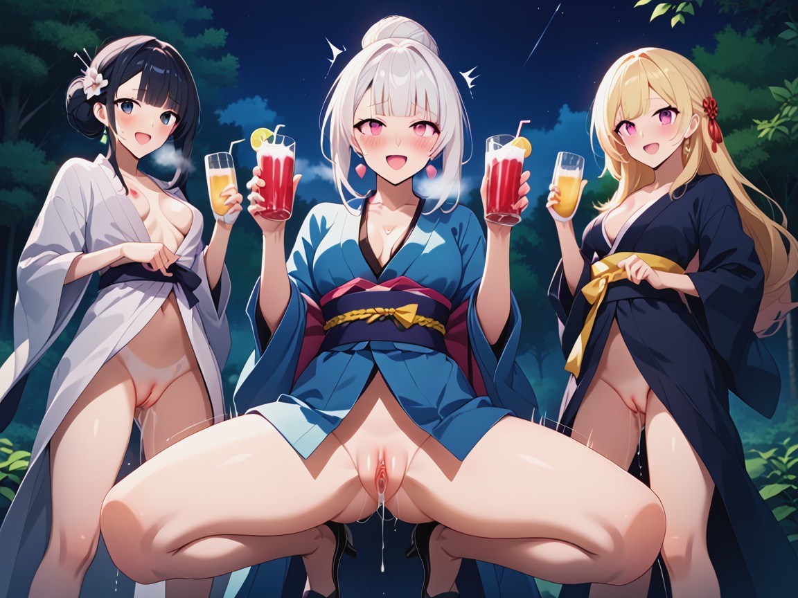 Eyes, Hair Bun, Ugly Fat Men Hentai AI Porn
