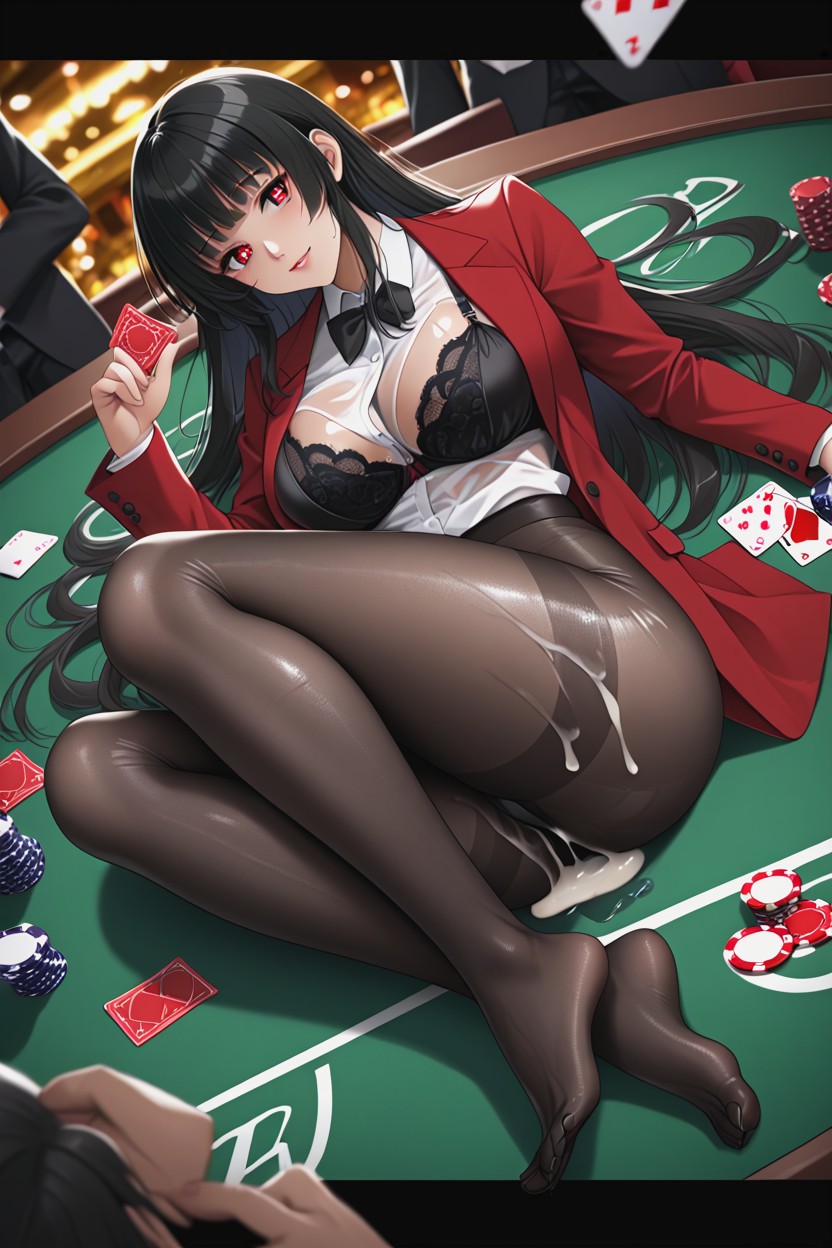 Wearing Condom, Casino, Laying Hentai AI Porn
