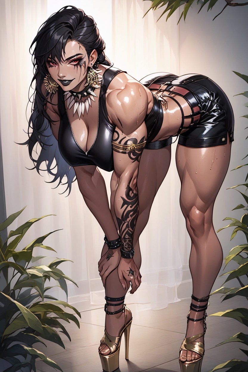 Black Lips, And Heavy Makeup, Club Hentai AI Porn