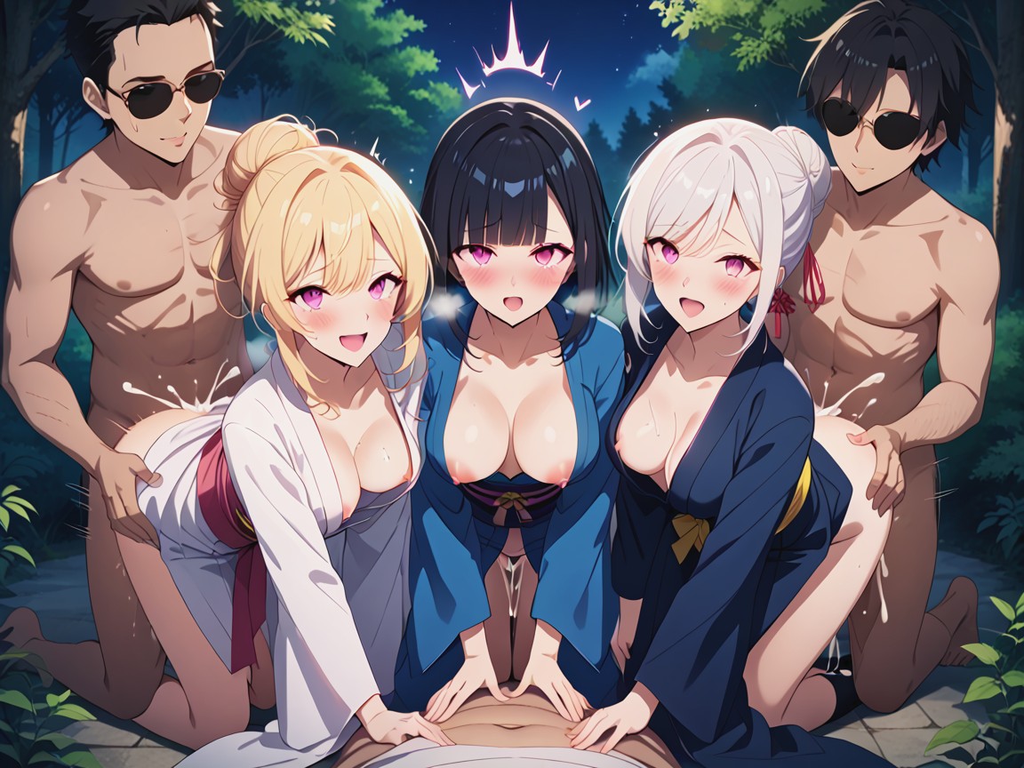 Small Breasts, Big Pink Eyes, Big Pink Round Eyes Hentai AI Porn