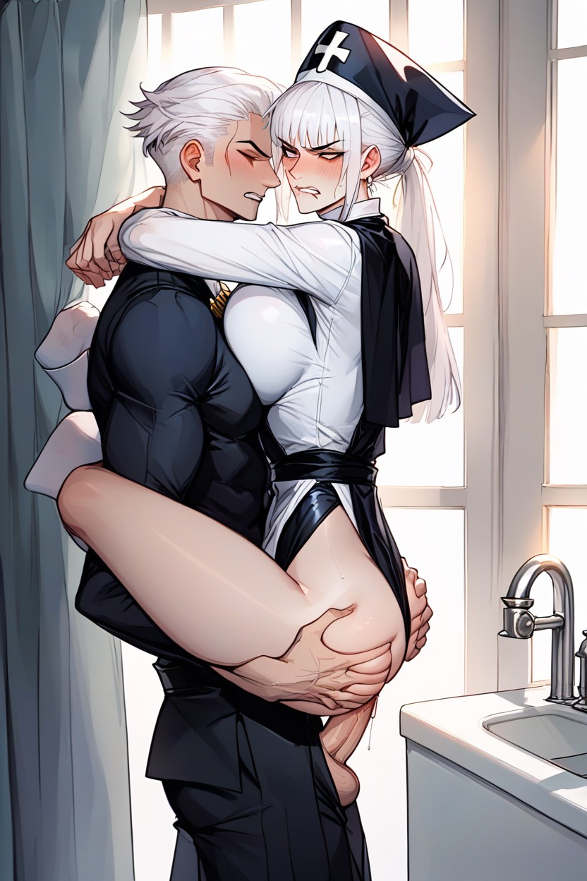 Teacher, Blue Hour, Disgusted Hentai AI Porn