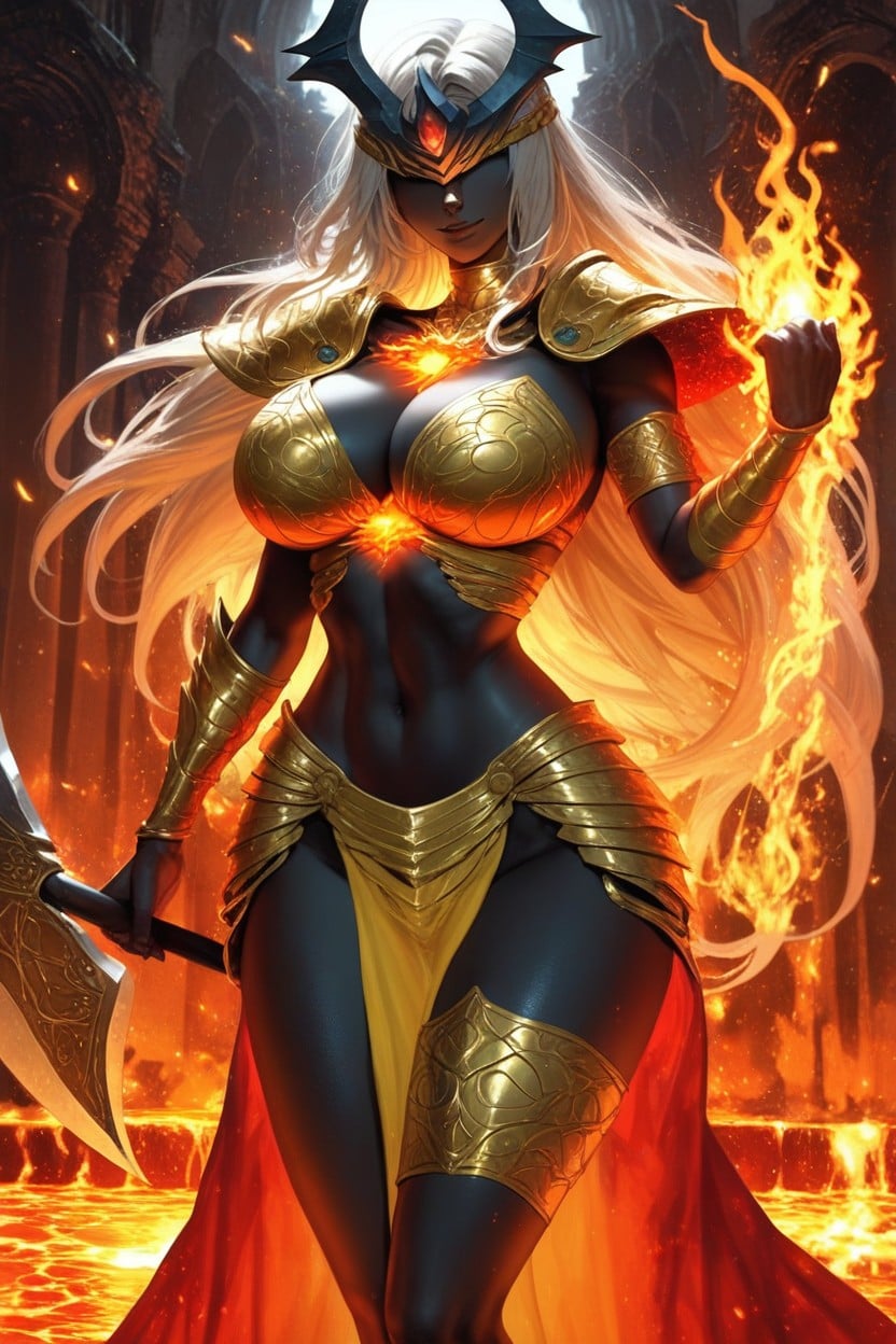 Lava Goddess, Palace, Hyper Breasts Porno latina IA