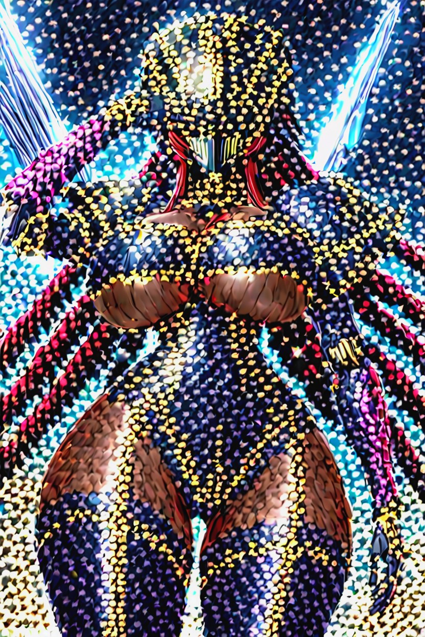 Hourglass Body, Busty, Robot Armor Hentai AI Porn