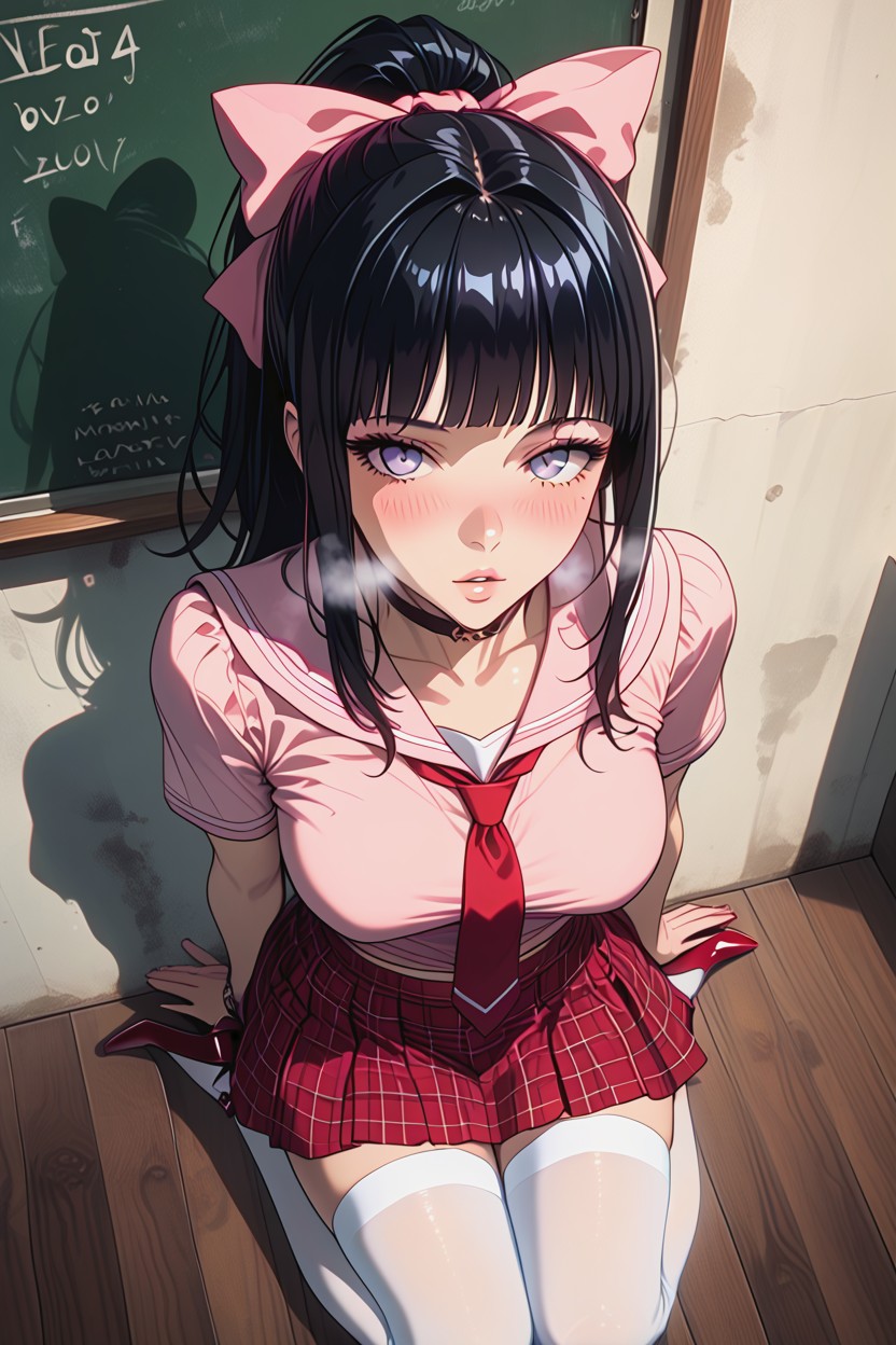 Black Hair, Looking At Viewer, Beautiful Faces Hentai AI Porn