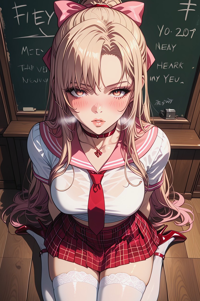 Hyper Detailed, Looking At Viewer, Classroom Hentai AI Porn