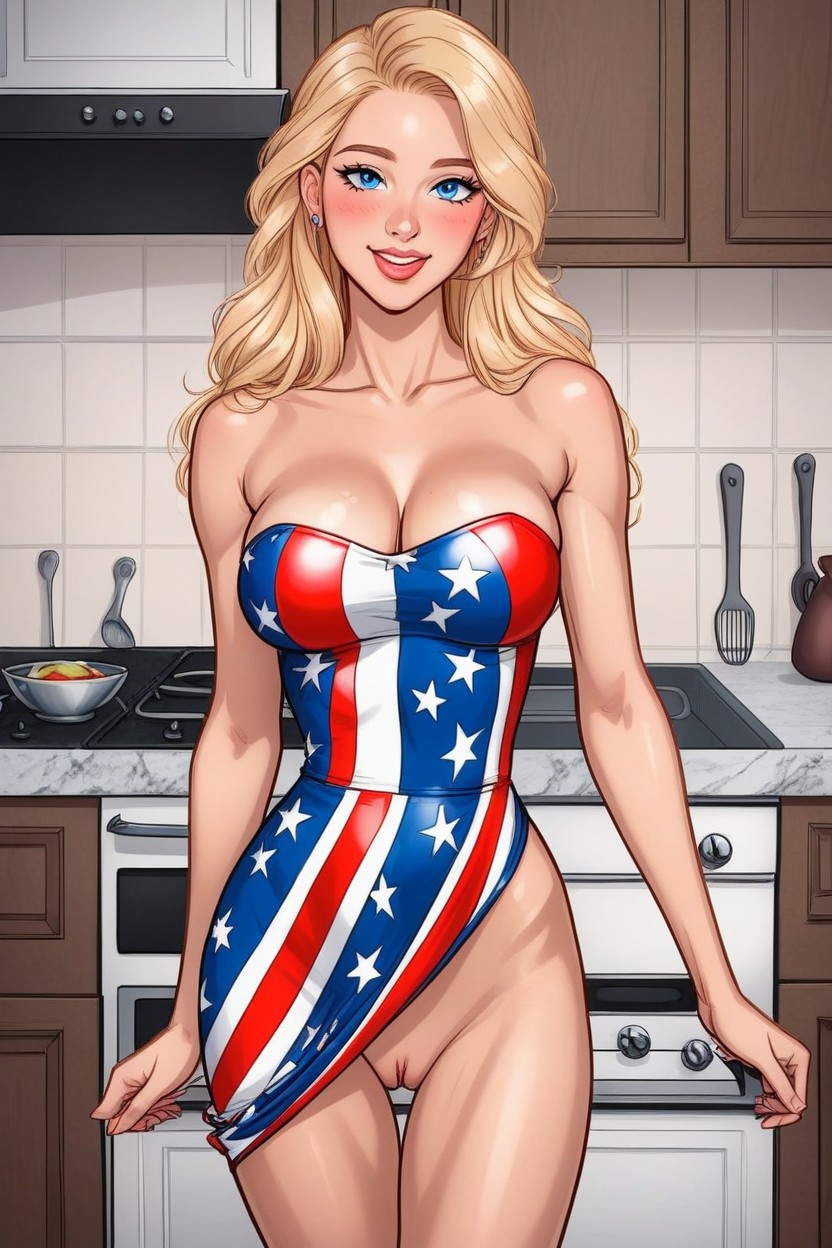Small Ass, Perfect Skin, Big Tits Hentai AI Porn