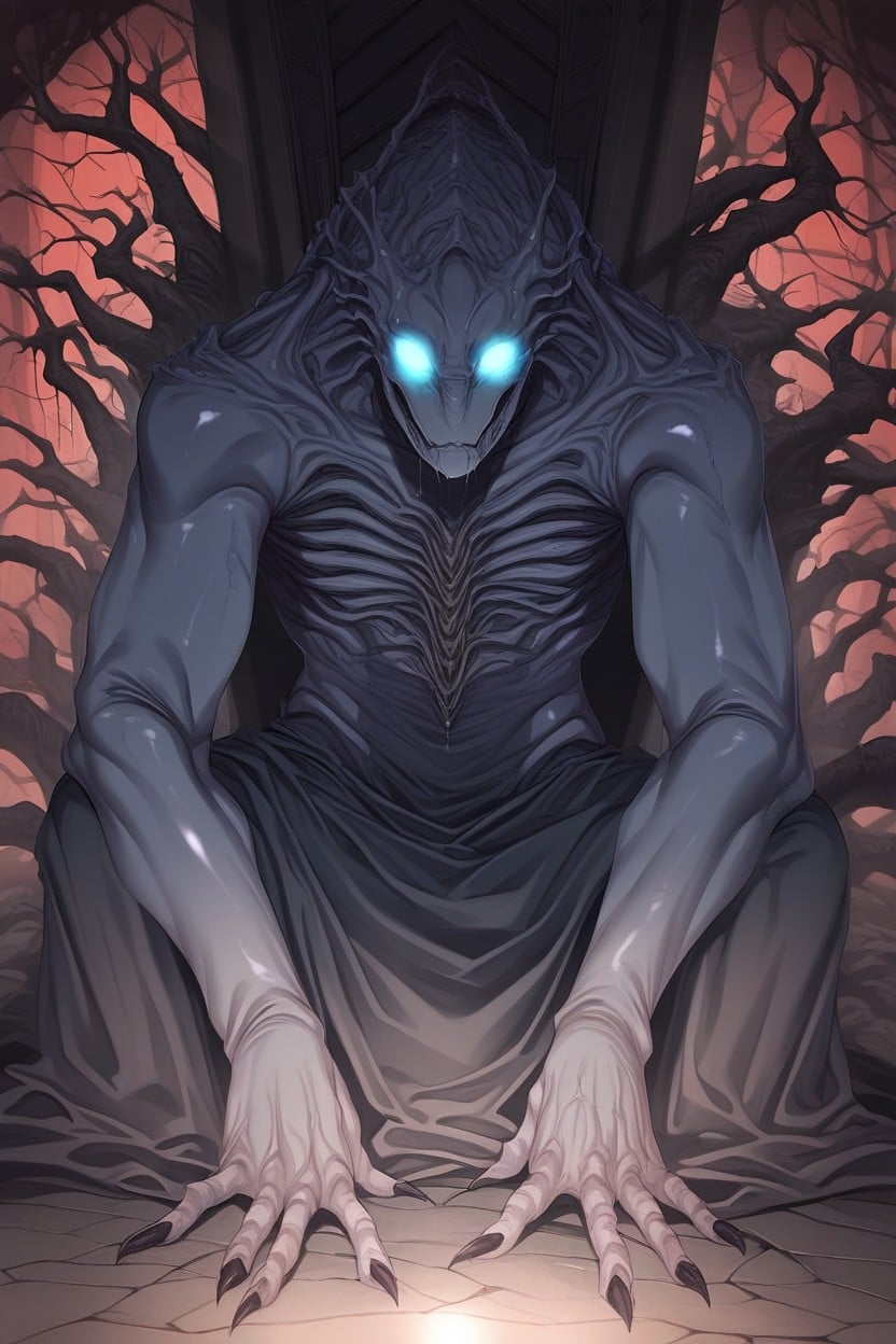 Magma Rock, Eyeless Mouthless Face, Glowing Arcane Sigils Etched Into Its Chest And Limbs Hentai AI Porn