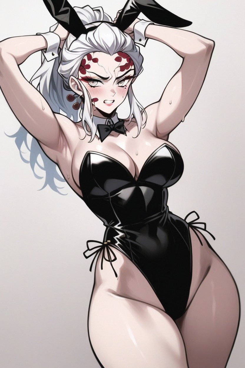 Hands In Frame, Pale Skin, Standing Hentai AI Porn