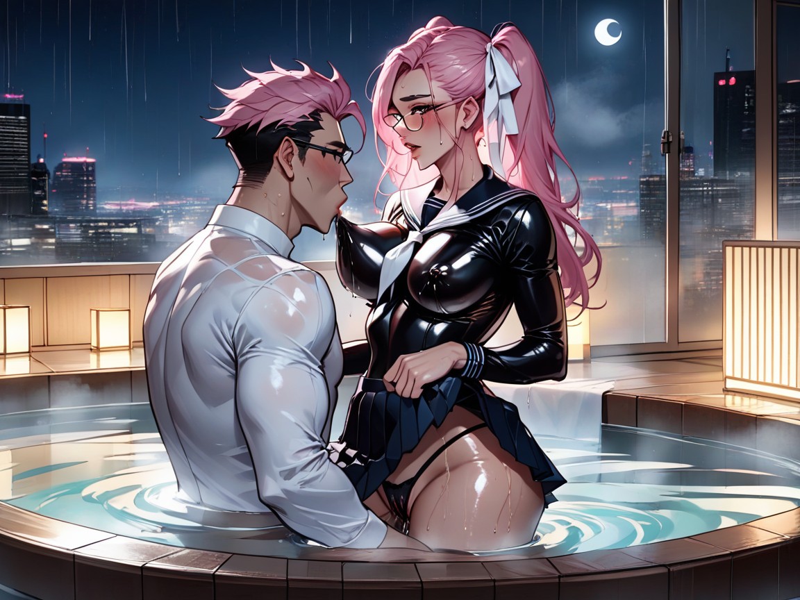 Hot, Snatched Waist, Oiled Skin Hentai AI Porn
