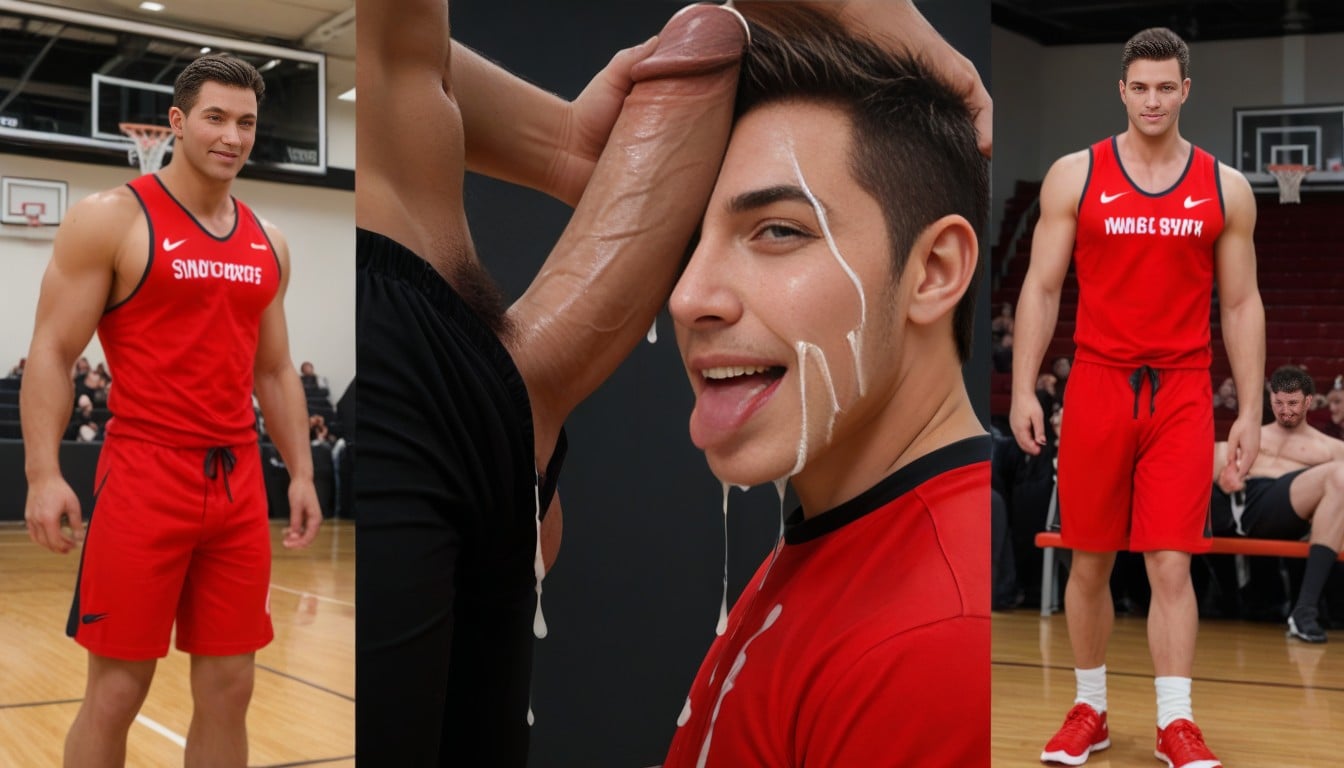 Caliente, Cum On Face, Bench Full Of Players Of Different Races Porno gay IA