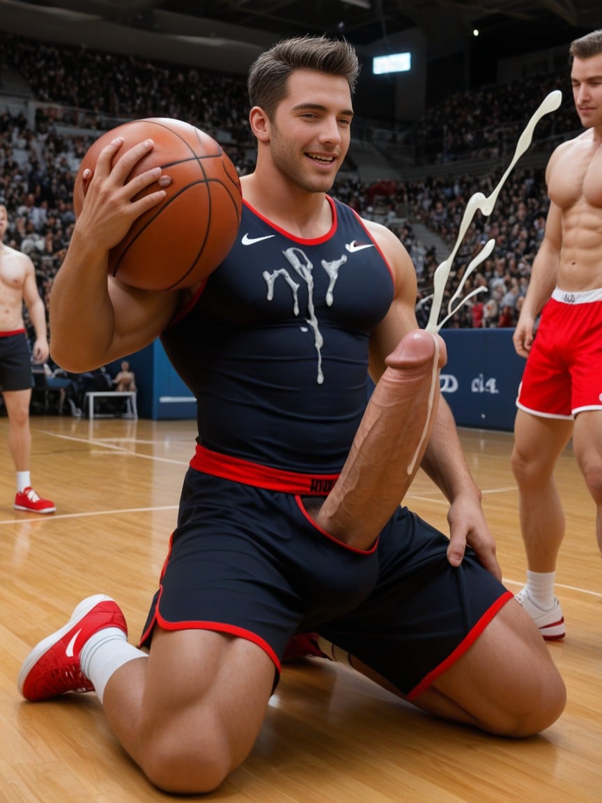 Oversized Muscles, Moaning, Hard Light AI Gay Porn