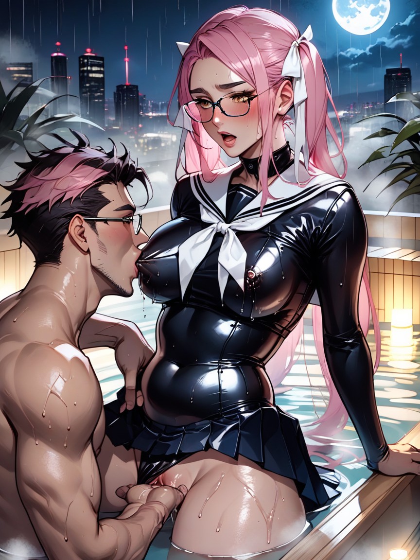 Moaning, Hot, Oiled Skin Hentai AI Porn