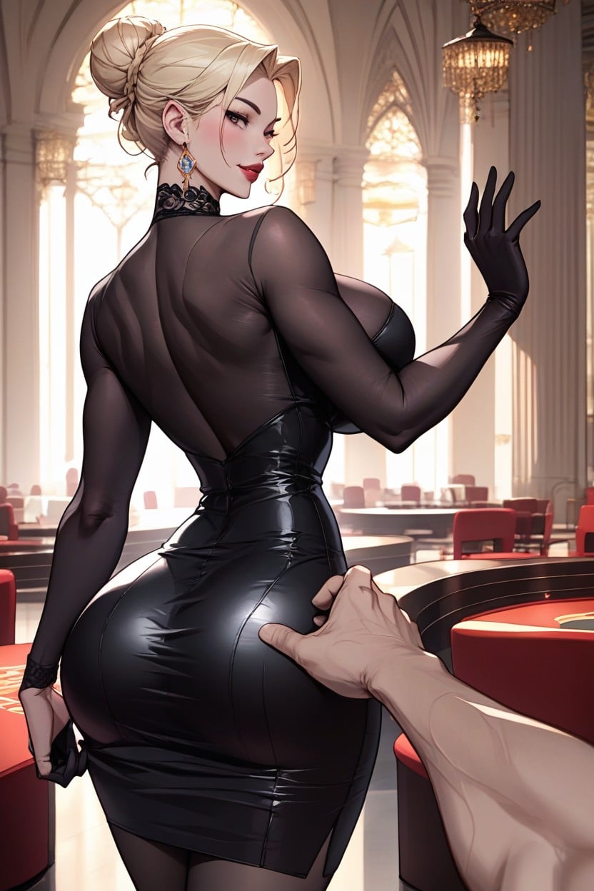 Big Hips, Happy, Anatomically Accurate Hentai AI Porn
