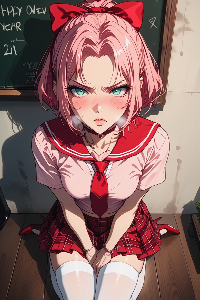 Perfect Hourglass Body, Dressed Up, Busty Body View Hentai AI Porn