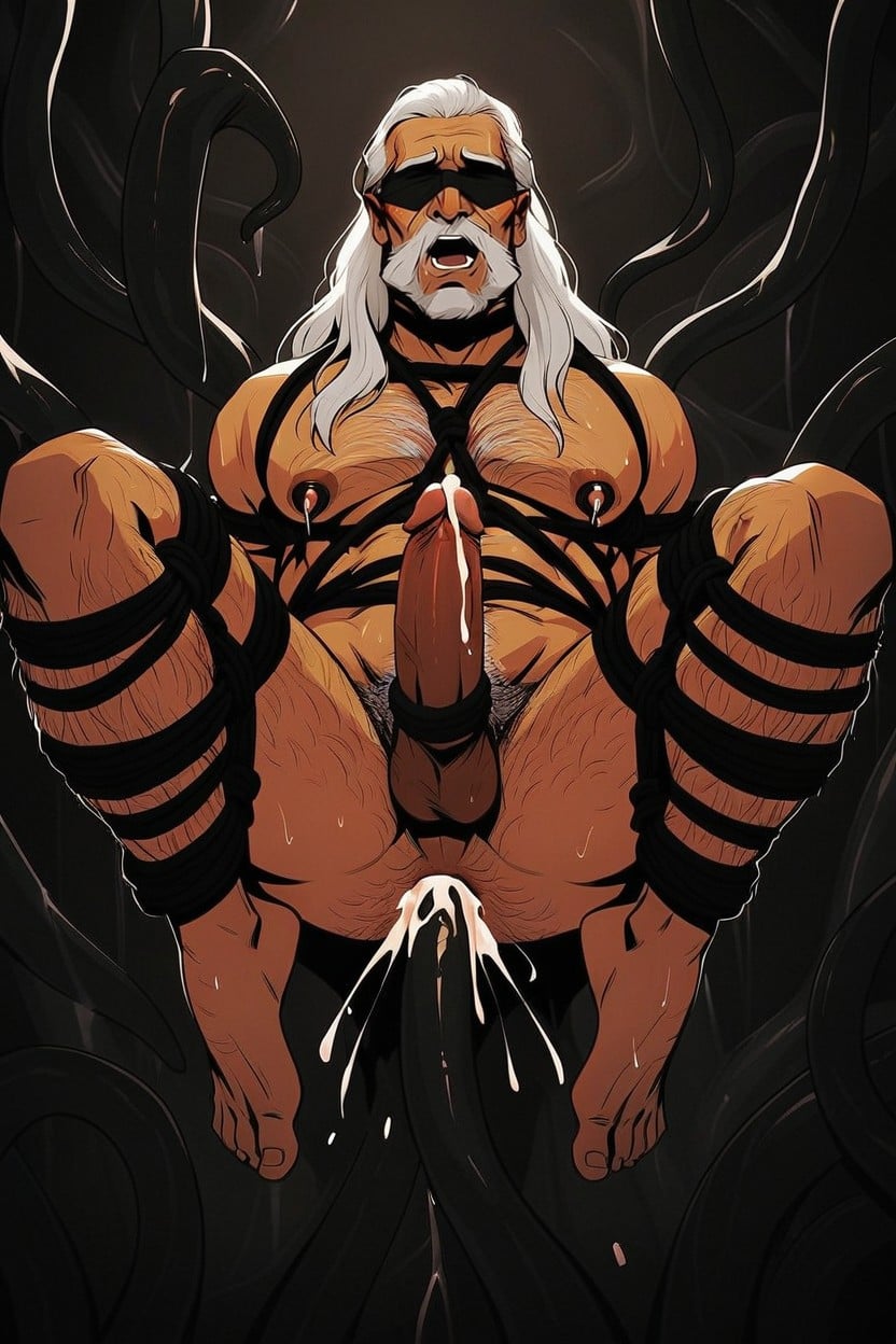 Restrained By Tentacles, Penis Milking, Cheveux De Frêne Porno IA Gay