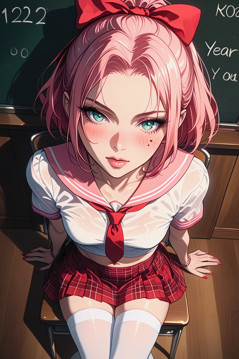 Classroom, Heavy Breathing, Standing Hentai AI Porn