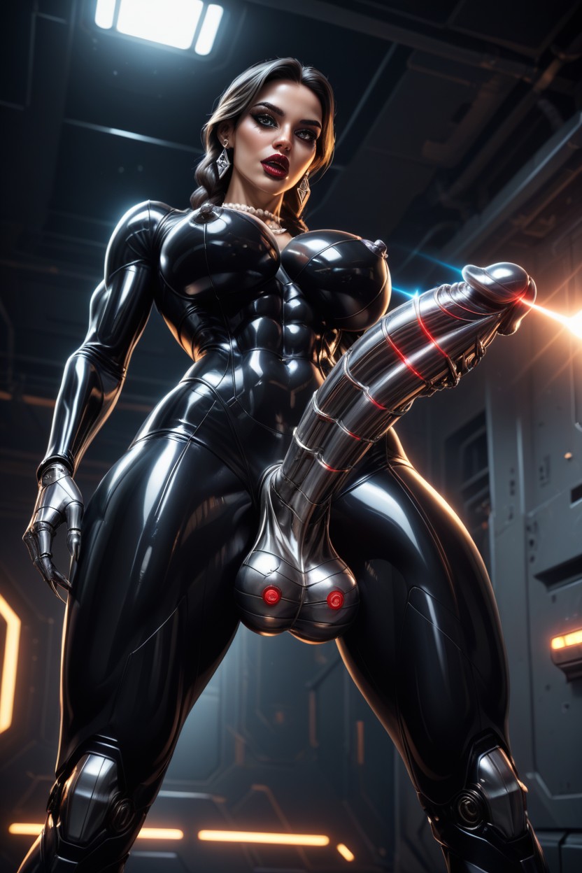 Nipples Shooting Lasers, Shiny Diamond Earrings And Necklace, Clear Visor Porno latina IA