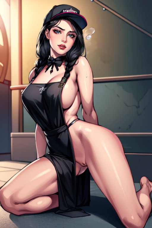 Amusement Park, Detailed Face, Hyper Realism Style Picture AI Porn