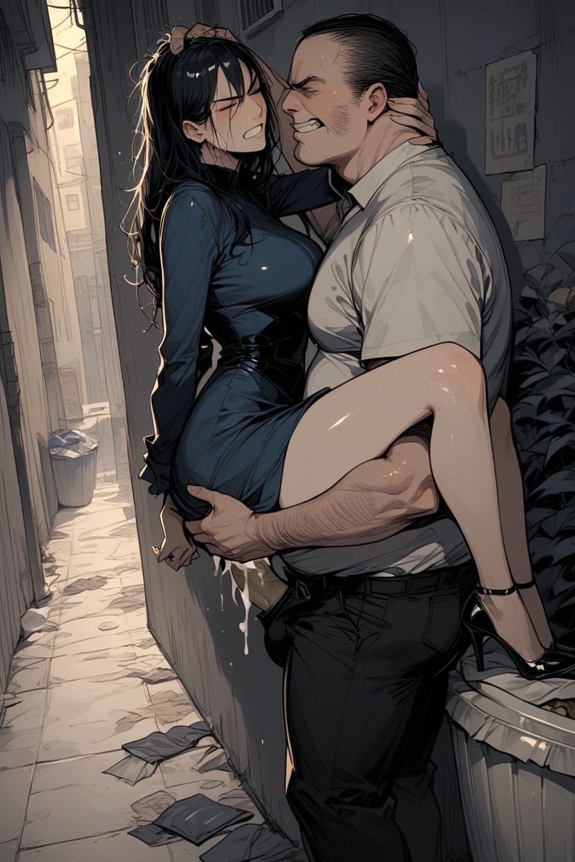 Carry Sex, Looking Up, Asian Hentai AI Porn