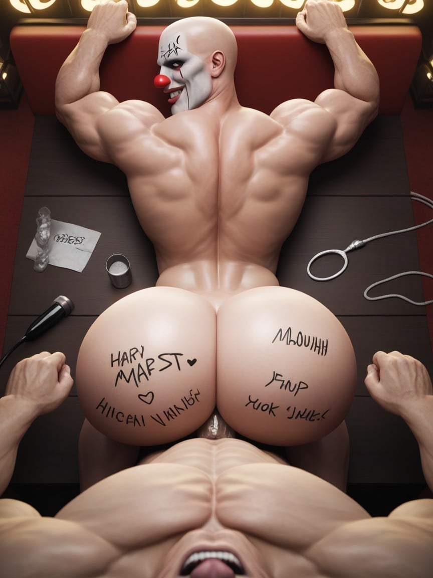 Pleasure Of The Deadly Milking Is Impossibly Intense, His Slobbering Slurpers, Rear View AI Gay Porn