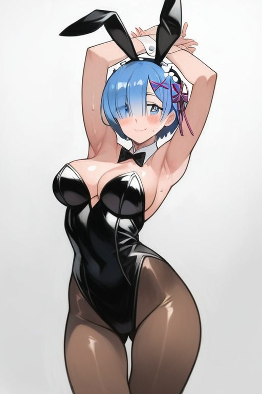 Waist Shot, Standing, Arms Up Hentai AI Porn