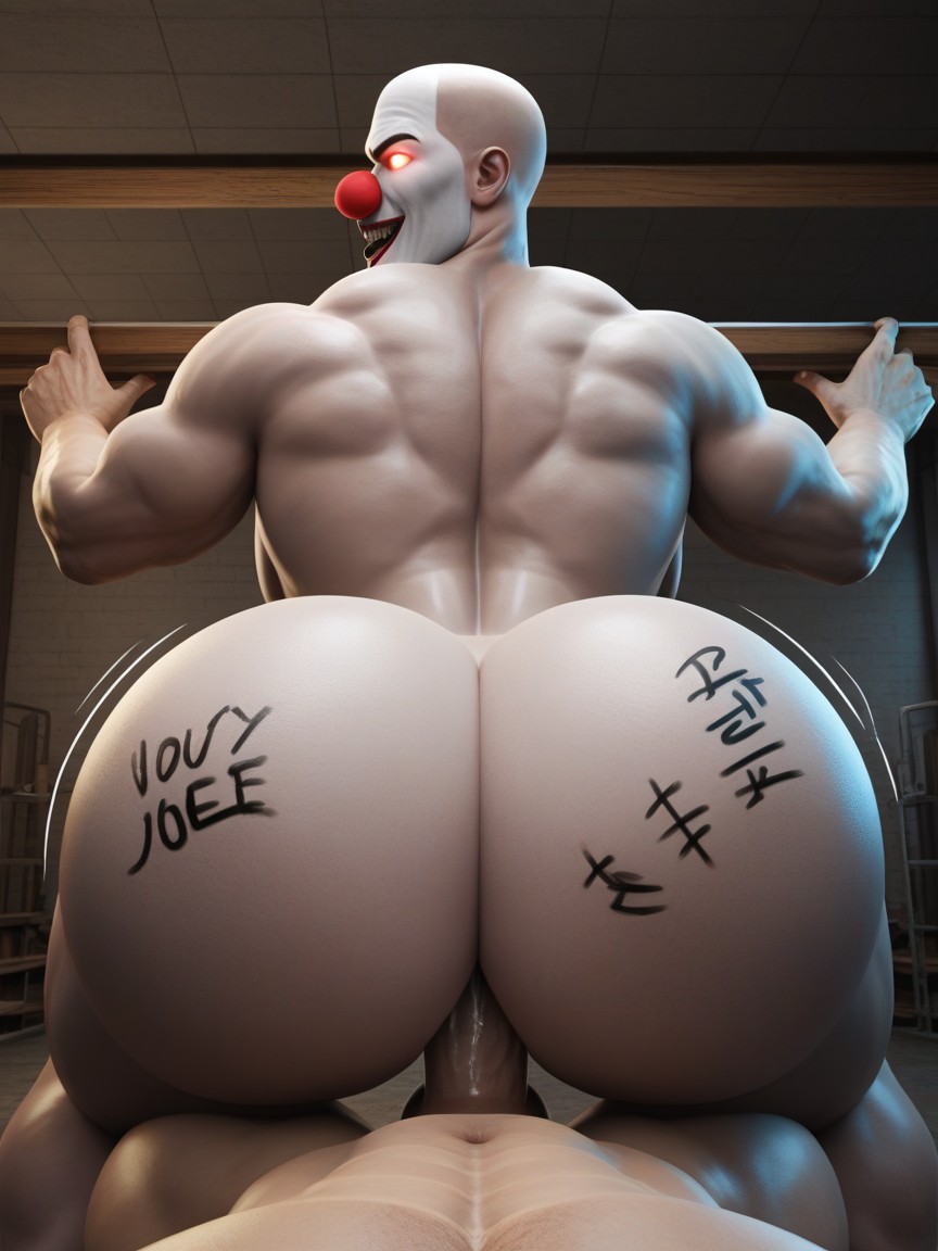 Hole Feels Unimaginably Good But Is Actually Deadly, Rear View, His Jelly Juicers AI Gay Porn