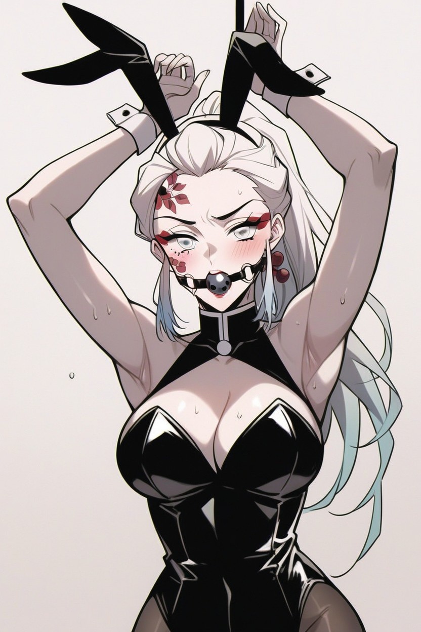 Clenched Teeth, Female, Sleeveless Hentai AI Porn