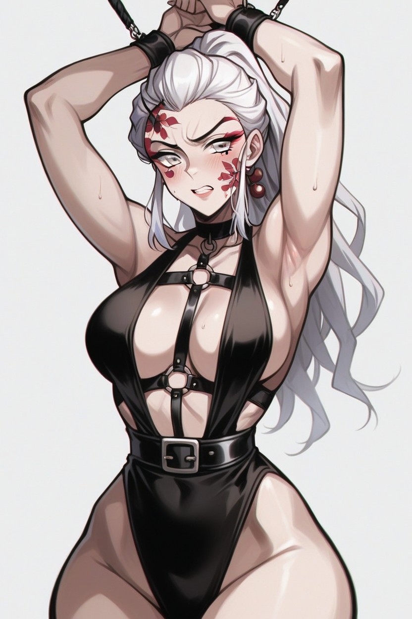Body In Frame, Pale Skin, Hairpins Hentai AI Porn