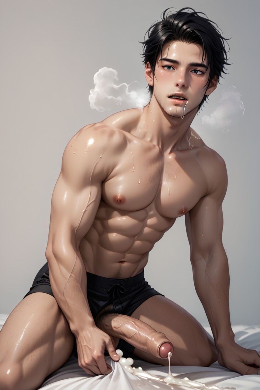 Head Tilt Up, Massive Cumshot, Mouth Open AI同性戀黃片