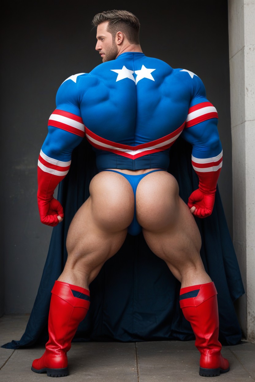 Blue Lace Thong, Running, Cosplay Porno IA Gay