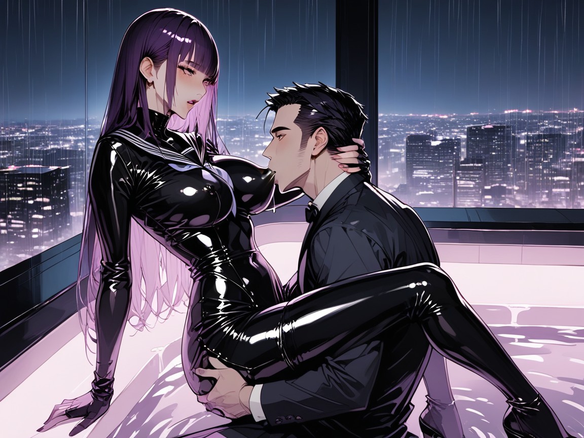 Form Fitting Clothes, Horny, Japanese Woman Hentai AI Porn