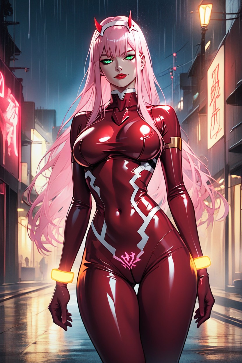 Detailed Face, Beautiful Face, Red Choker Hentai AI Porn