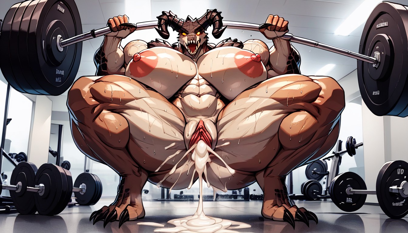 Giant Pussy, Pussy Dripping, Shy Porno IA Furry