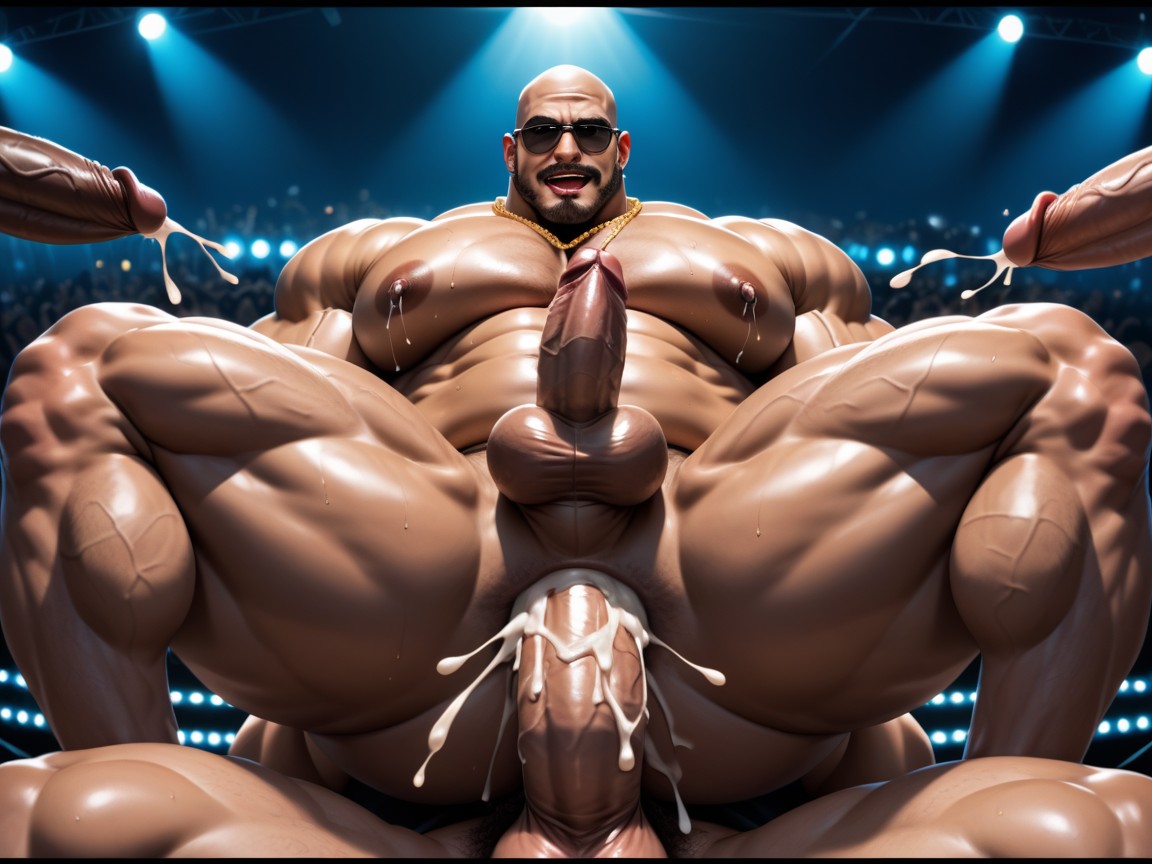 Huge Hyper Nipples, Erect Penis, Huge Hyper Cocks Pushing Up Hyper Boobs Porno IA Gay