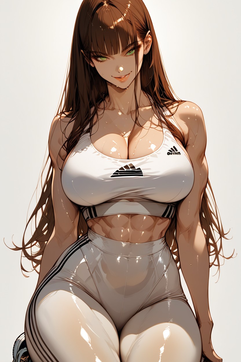 Hourglass Body, A Sexy Woman, Waist Shot Hentai AI Porn