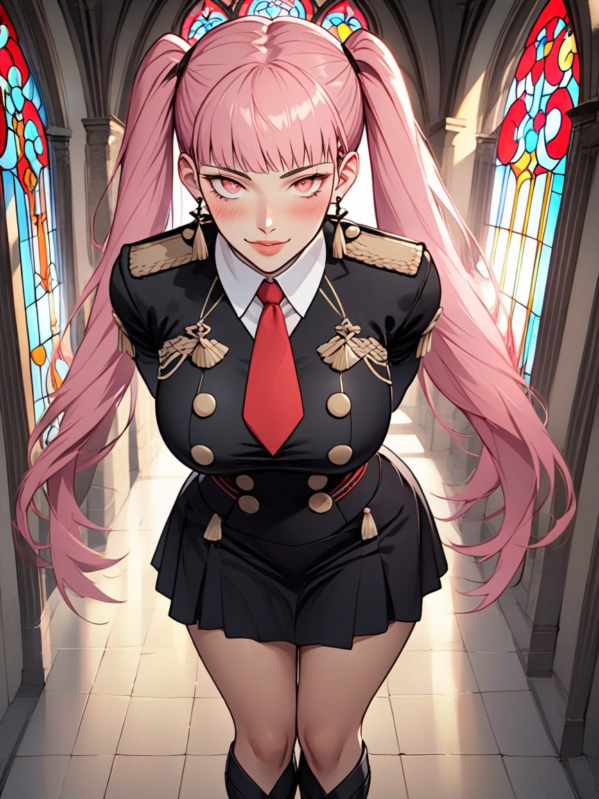 Natural Tones, Panties Stains, Mischievous (smiling While Blushing) Hentai AI Porn