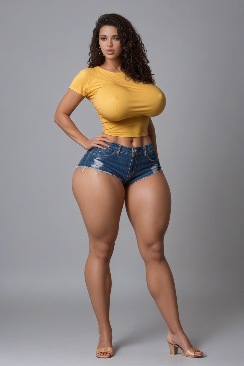 Jewelry, Massive Ass, Super Wide Hips AI Porn