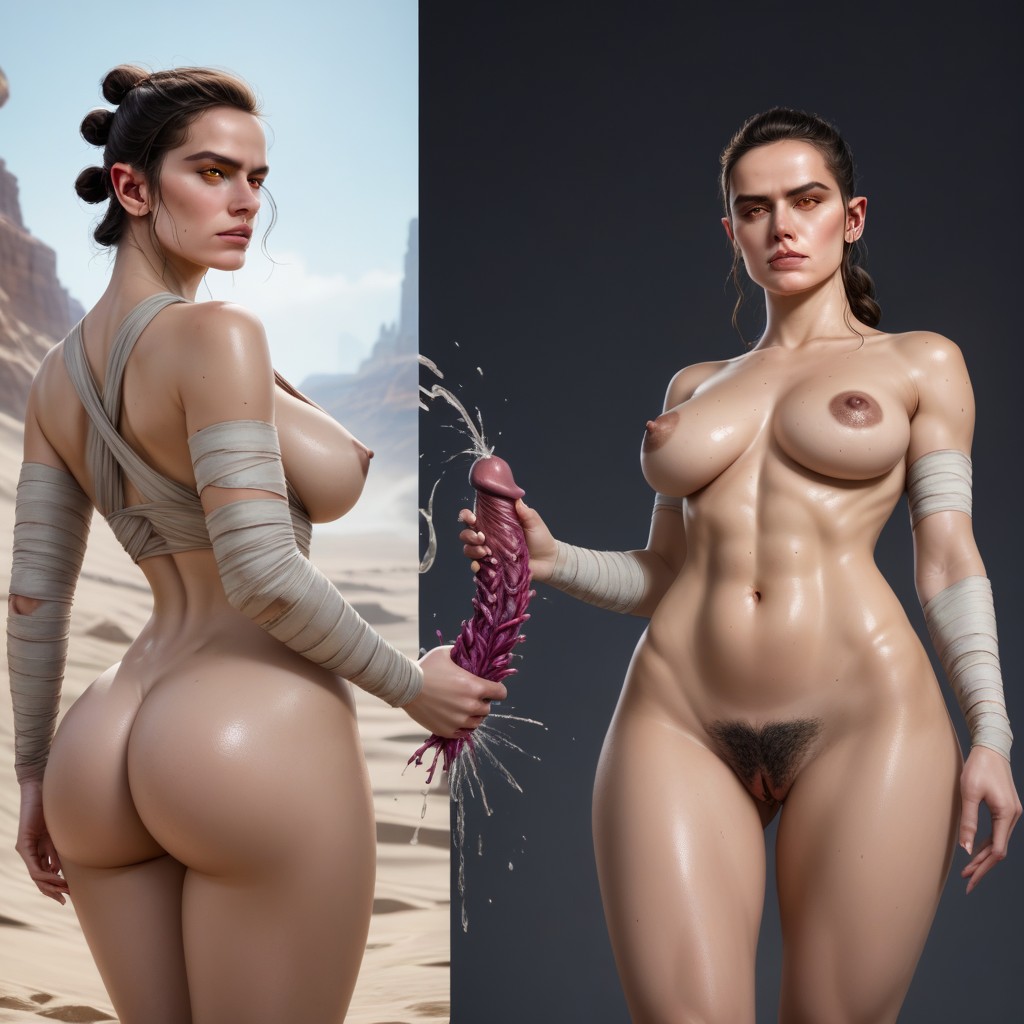 Perfect Face, Rey Costume, Rey From Star Wars AI Porn