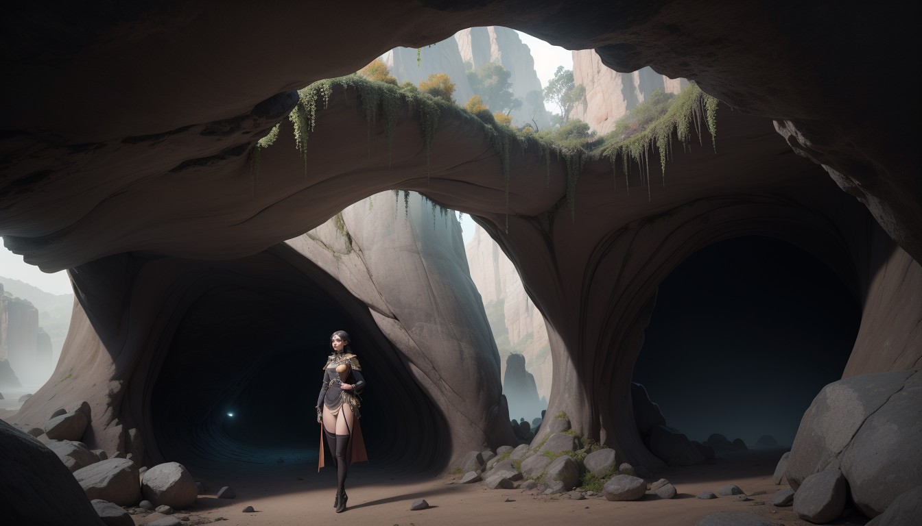 18+, Gray Dull Rocks, Sepia Image Hentai AI Porn