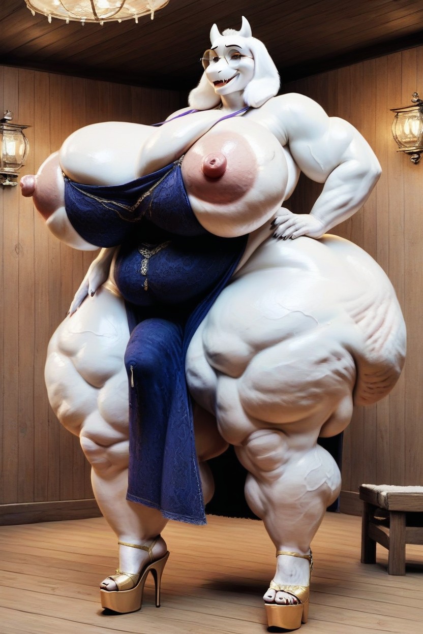Fat, Horsepenis, Cellulite AI獸人黃片