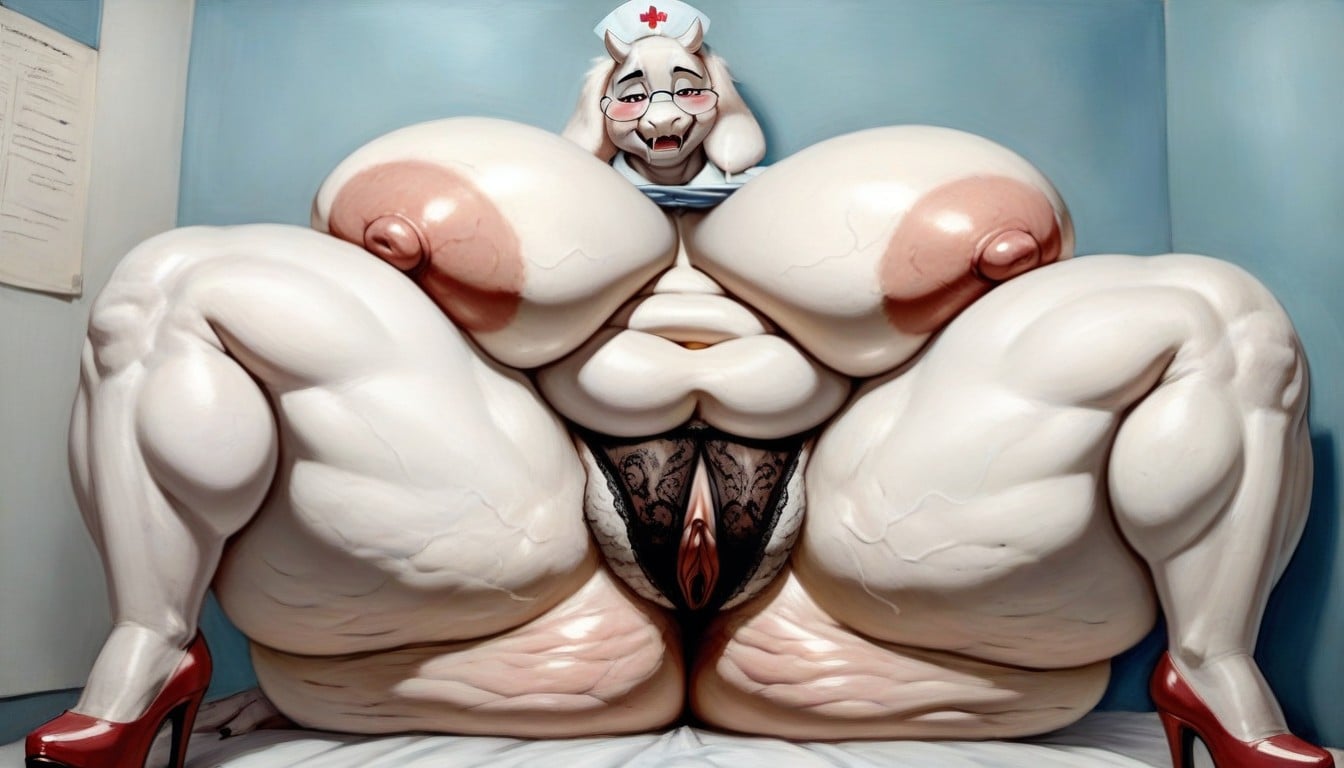 Puffy Pussy, Giant Ass, Cellulite Furry AI Porn