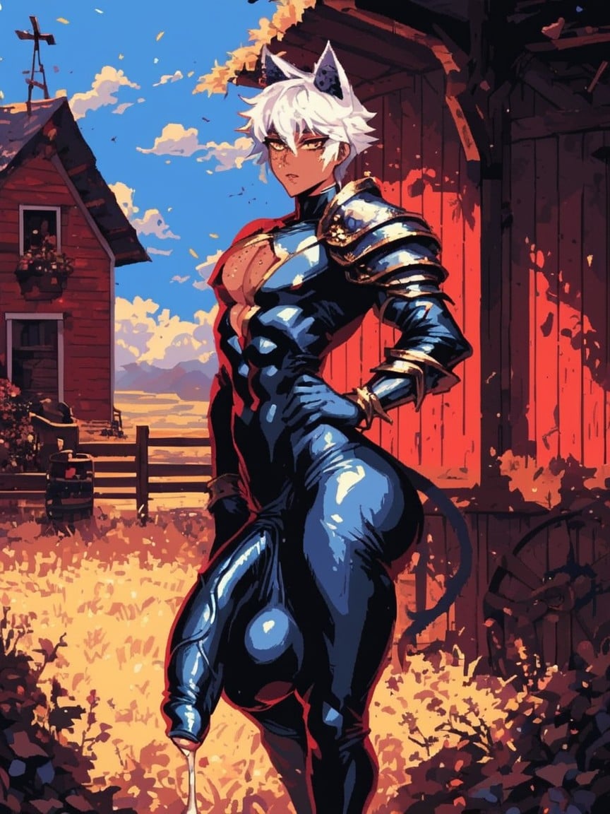 1 Persona, Ejaculating, White Hair Porno gay IA
