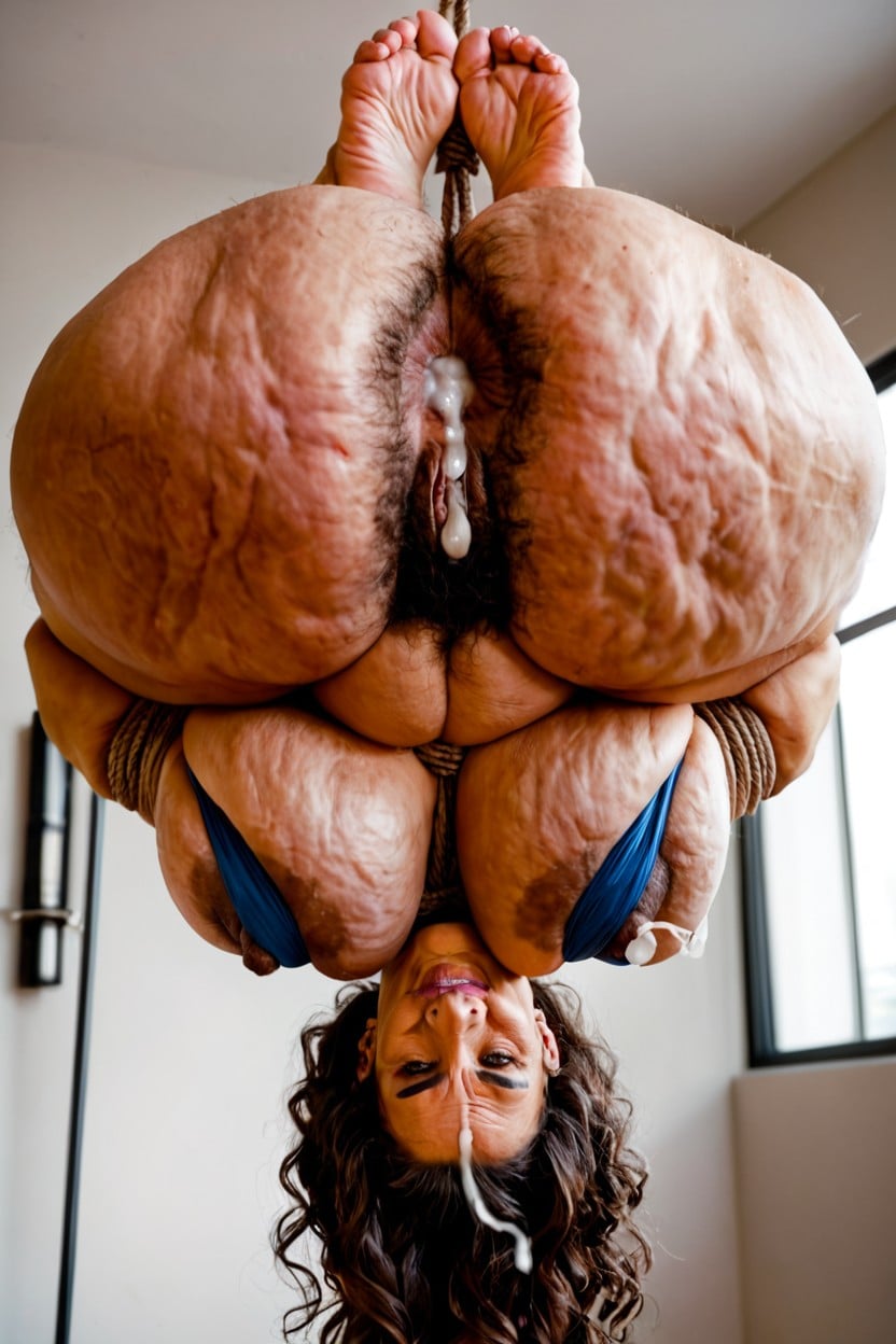 Rear View, Presenting Soles, Photorealistic MILF AI Porn
