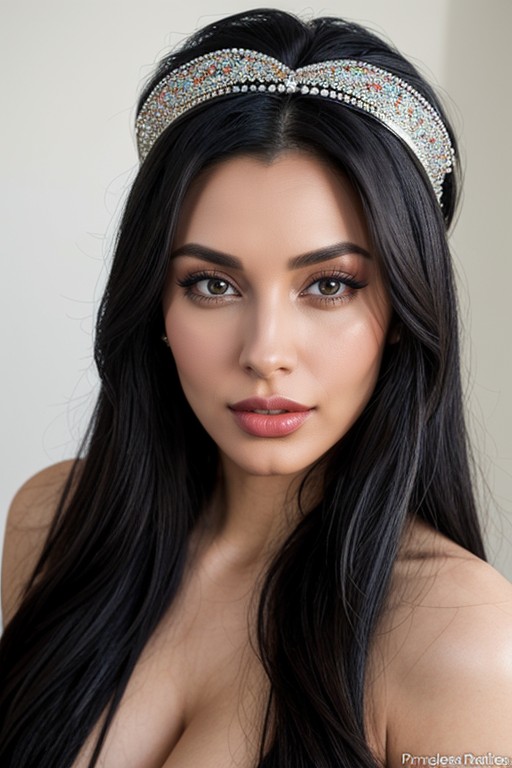 25+, Ultra Big Eyeballs, Hyper Thick Red Lips AI Porn