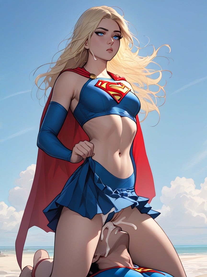 Super Large Eyes, Lifted Skirt, Eyes Half Closed Hentai AI Porn